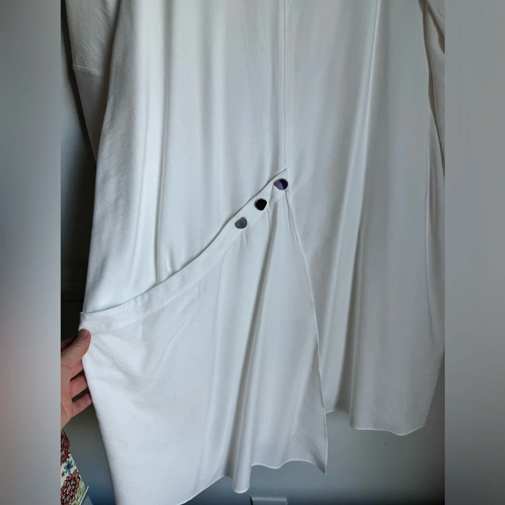 Tibi Asymmetrical Flap Front Flap Front Dress - Picture 3 of 6